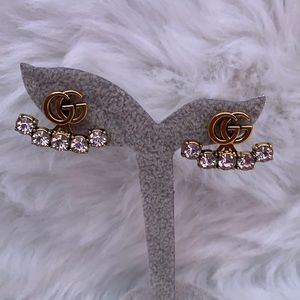 GG Rhinestone Earrings